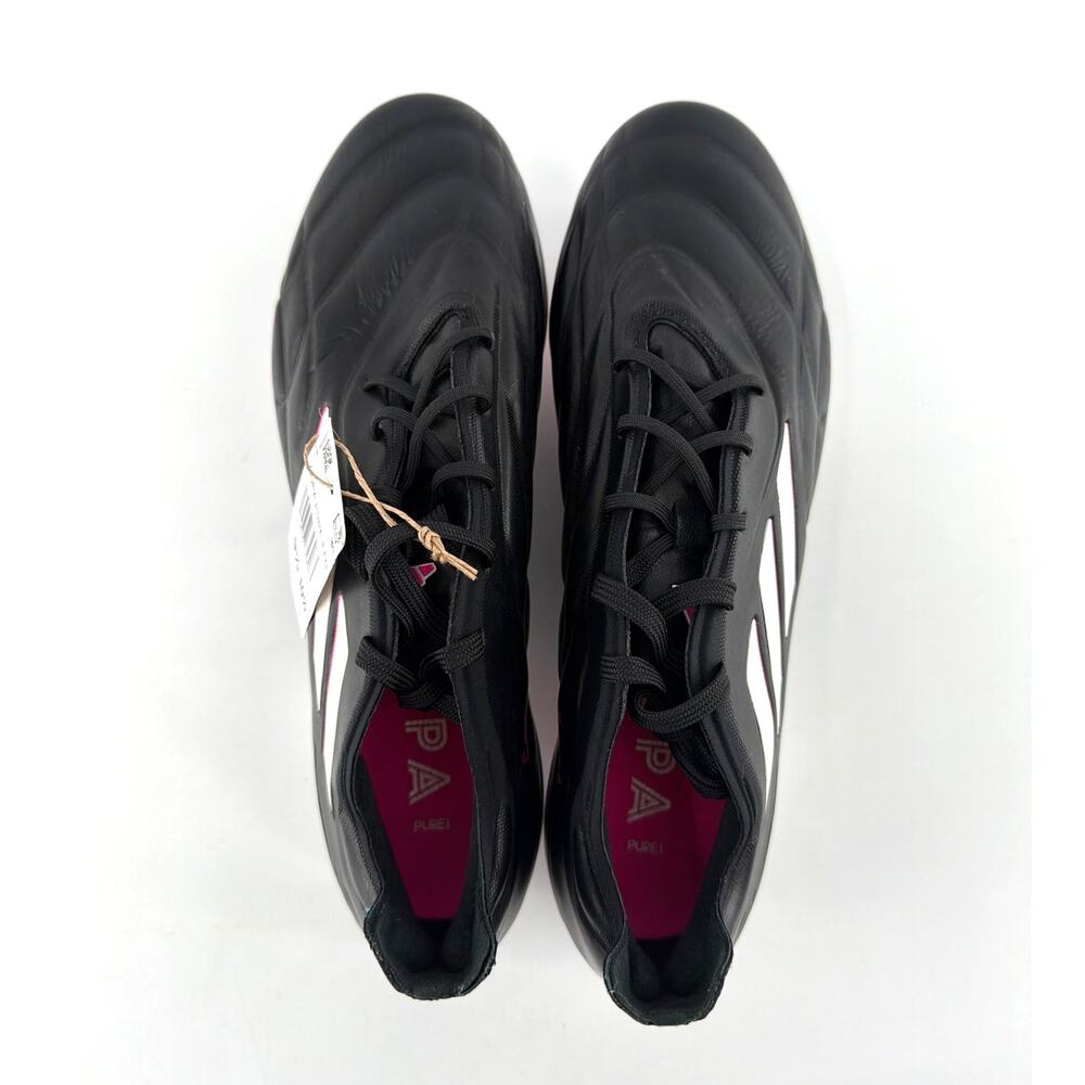 Adidas Unisex Core Black Pink 2 Copa Pure.1 Firm Ground Boots Size M 9.5 W 10.5 - Picture 7 of 12